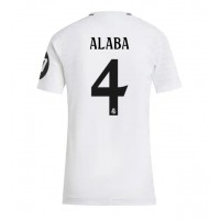 Camisa de time de futebol Real Madrid David Alaba #4 Replicas 1º Equipamento Feminina 2024-25 Manga Curta